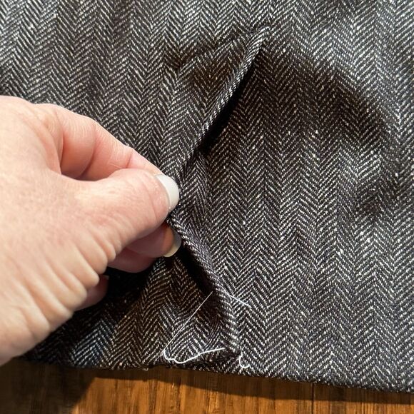 NWT Loft Pencil Skirt Womens Size 10 Brown Tweed Straight Lined NWT - Picture 3 of 12